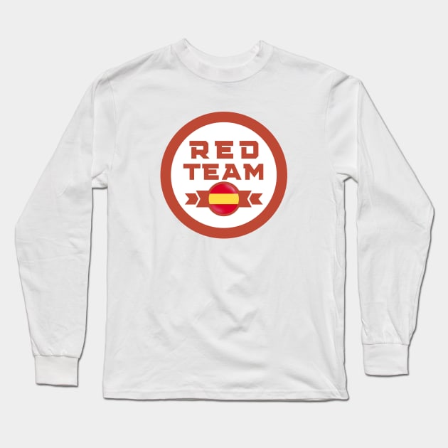 Cybersecurity Red Team Spain Gamification Badge CTF Long Sleeve T-Shirt by FSEstyle